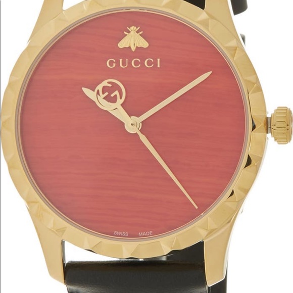Brand New aMens Gucci watch leather band - Picture 1 of 2